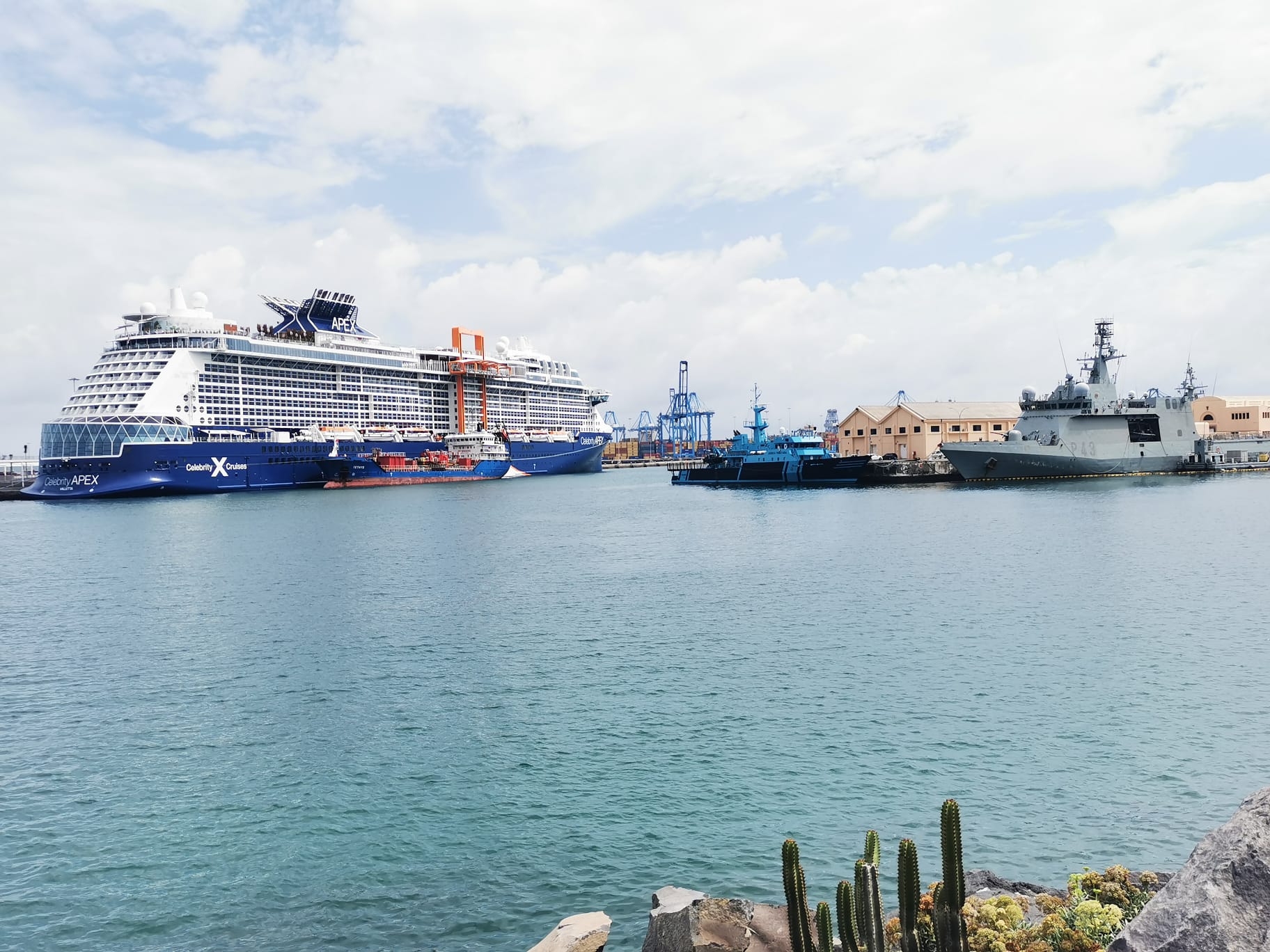 Kreuzfahrtschiff Celebrity Apex in Las Palmas