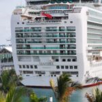Kreuzfahrtschiff "Ventura" im Hafen von Las Palmas de Gran Canaria