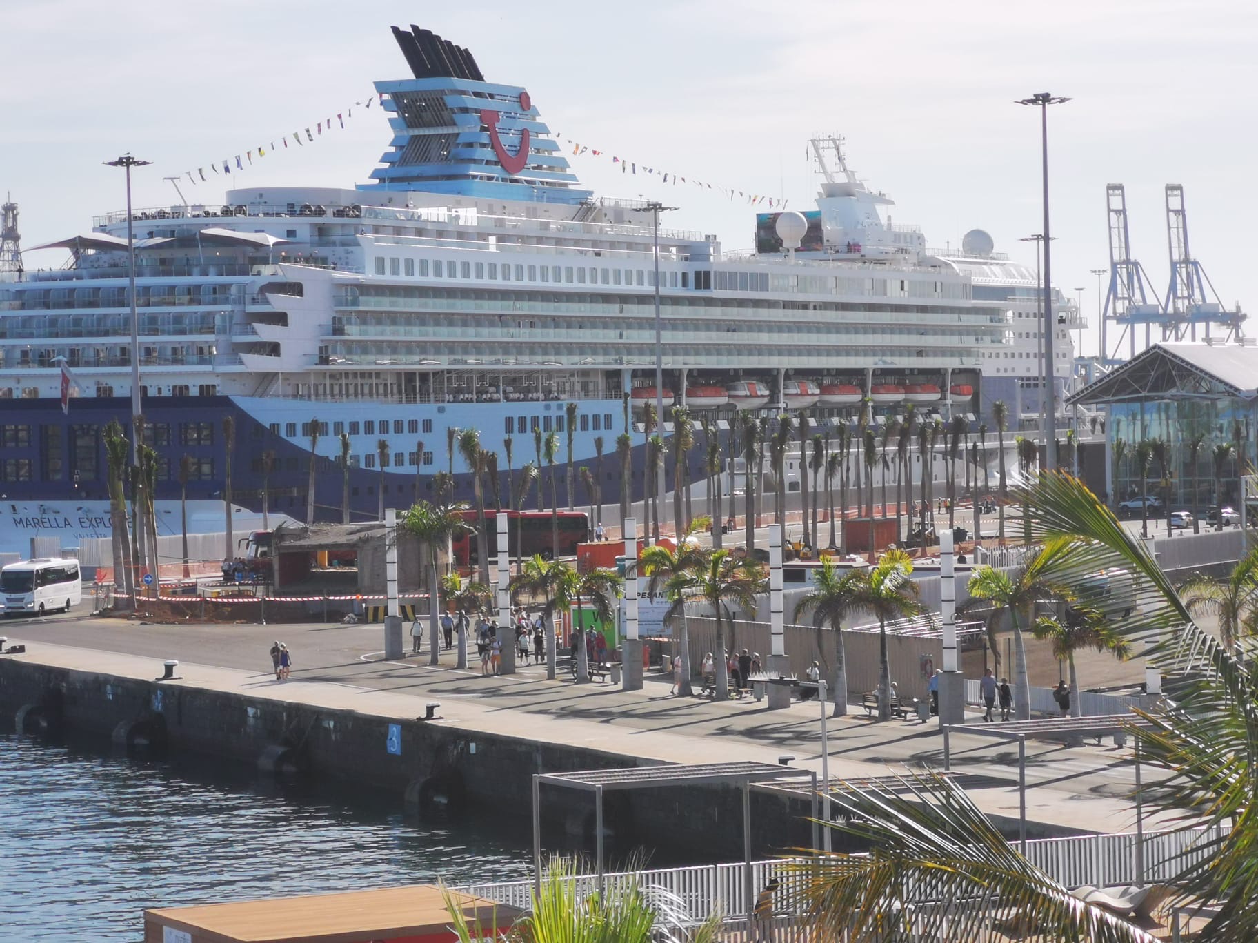 Anlegestelle "Marella Explorer" im Hafen von Las Palmas de Gran Canaria