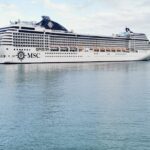 MSC Musica an der Muelle Santa Catalin im Hafen Las Palmas