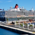Queen Victoria Kreuzfahrtschiff an der Muelle Santa Catalina, Las Palmas de Gran Canaria